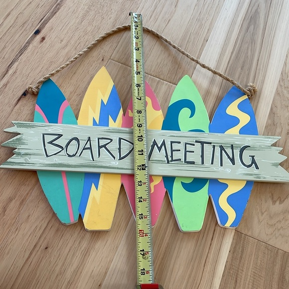 Beachcombers Inc. Int’l Board Meeting Surf Board Handing Plaque - Picture 6 of 9